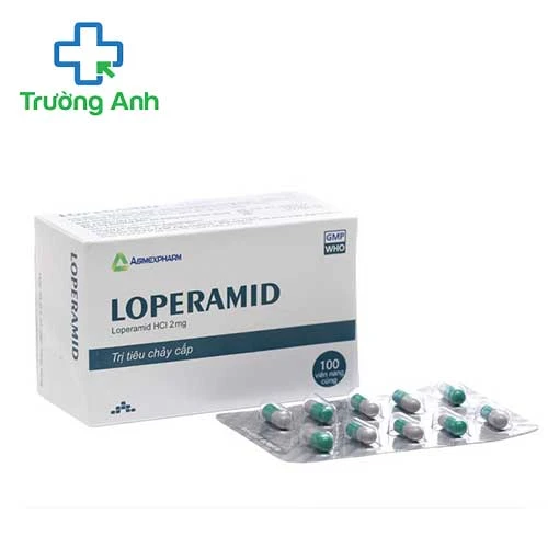 Loperamid 2mg Agimexpharm - Thuốc điều trị tiêu chảy cấp hiệu quả