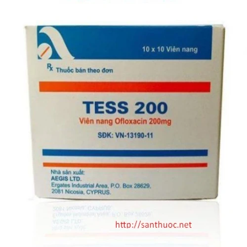 Tess 200mg - Thuốc điều trị nhiễm khuẩn hiệu quả