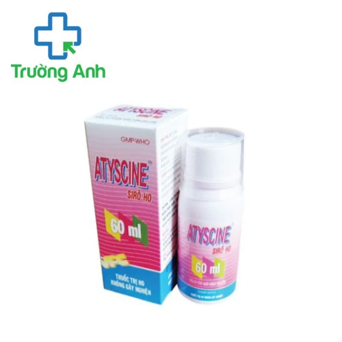 Atycine siro ho - Thuốc điều trị ho do viêm họng, viêm phế quản