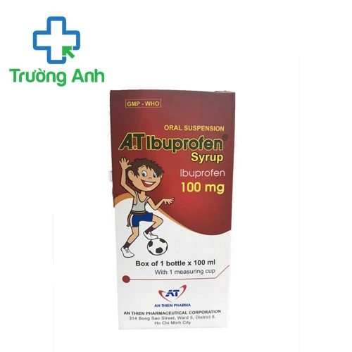 A.T Ibuprofen Syrup (chai 100ml) - Thuốc giảm đau hạ sốt hiệu quả