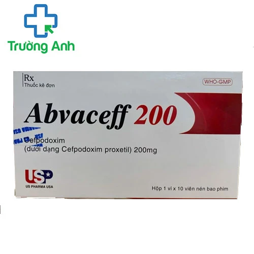 Abvaceff 200 US PHARMA USA - Thuốc kháng sinh trị nhiễm khuẩn