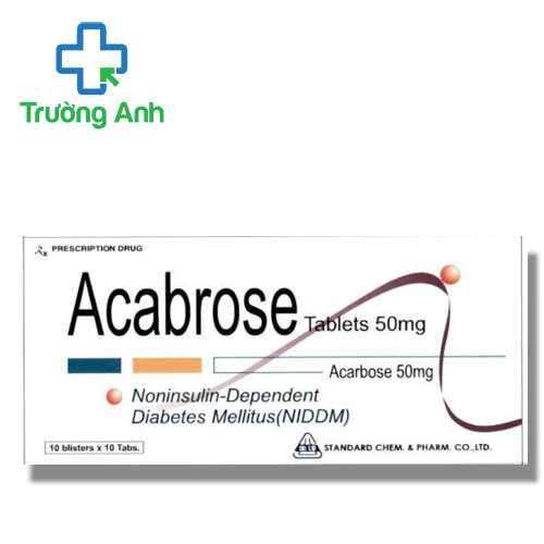 Acabrose Tablets 50mg - Thuốc trị tiểu đường của Standard Chem