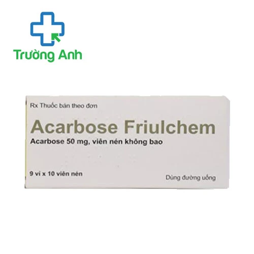 Acarbose Friulchem 50mg - Thuốc trị đái tháo đường của Ý