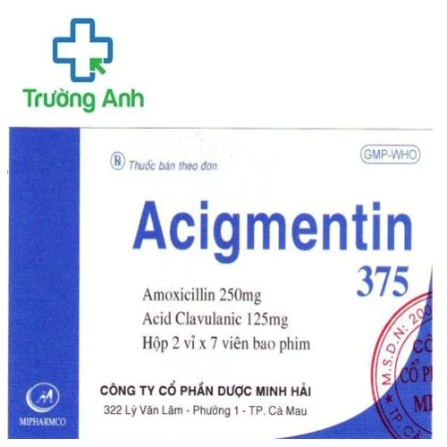 ACIGMENTIN 375 - Thuốc điều trị nhiễm khuẩn hiệu quả của Mipharmco