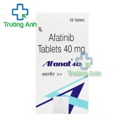 Afanat 40 Natco - Thuốc điều trị ung thư phổi của Ấn Độ
