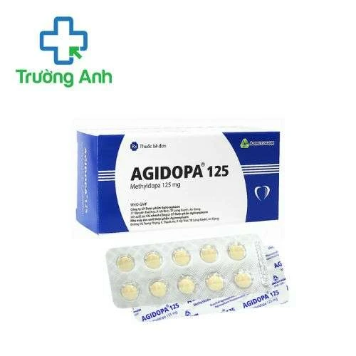 Agidopa 125 Agimexpharm - Hạ huyết áp hiệu quả cho người lớn