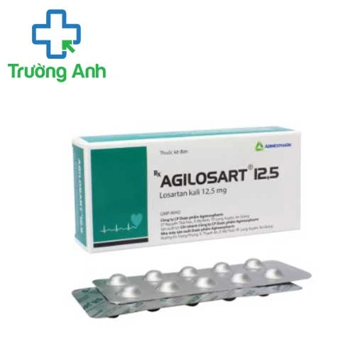 Agilosart 12,5 - Thuốc điều trị tăng huyết áp của Agimexpharm