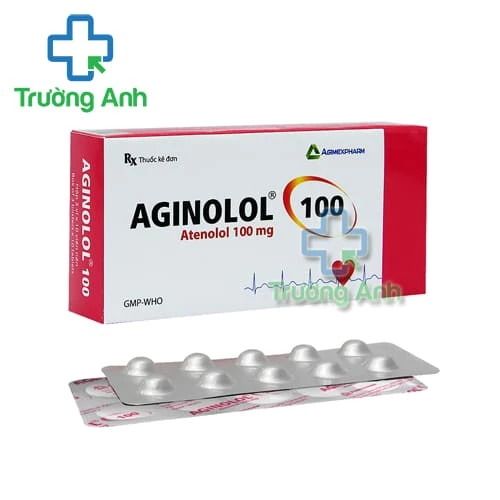 Aginolol 100 Agimexpharm - Thuốc điều trị tăng huyết áp