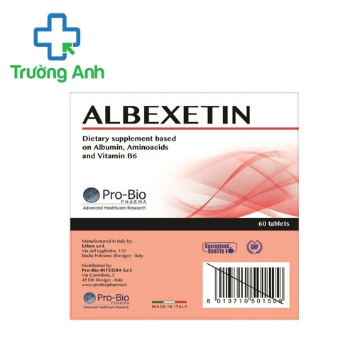 Albexetin Erbex - Giúp nâng cao sức khỏe, tăng cường miễn dịch