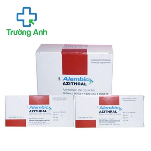 Alembic Azithral 250mg (viên) - Thuốc trị nhiễm khuẩn của Ấn Độ