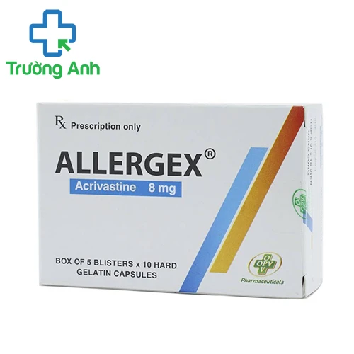 ALLERGEX - Thuốc điều trị viêm mũi dị ứng mề đay hiệu quả của OPV