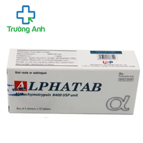 Alphatab US Pharma USA - Thuốc điều trị phù nề, sưng viêm
