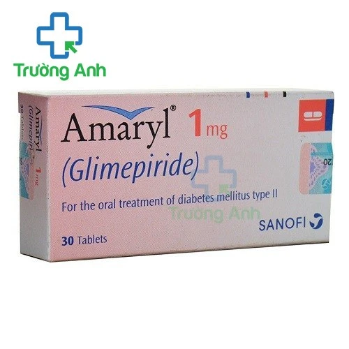 Amaryl 1mg Sanofi - Thuốc điều trị tiểu đường Tuyp II hiệu quả