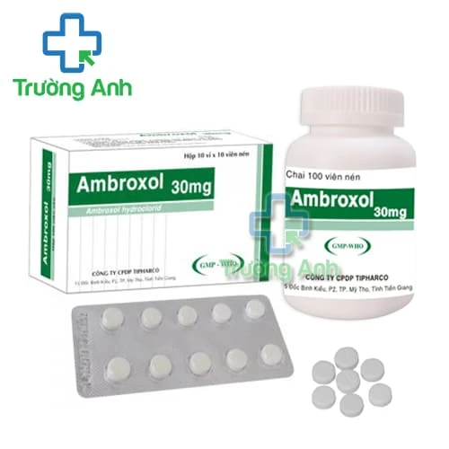 Ambroxol 30mg Tipharco - Thuốc trị viêm đường hô hấp hiệu quả