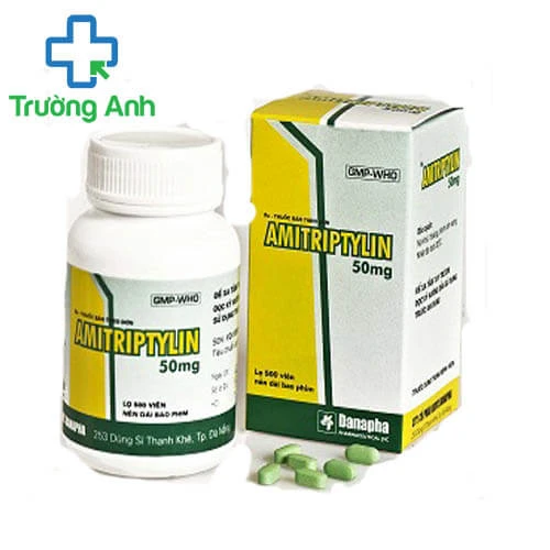 Amitriptylin 50mg Danapha - Thuốc điều trị trầm cảm nội sinh