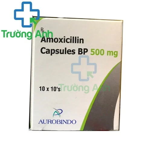Amoxicillin Capsules BP 500mg Aurobindo - Thuốc trị nhiễm khuẩn