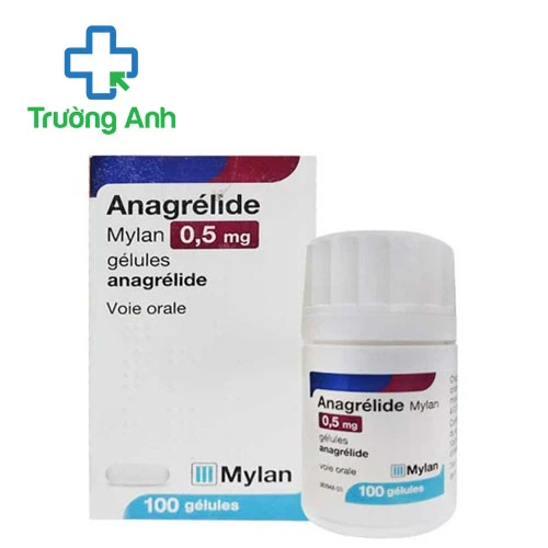 Anagrelide Mylan 0,5mg - Thuốc điều trị tăng tiểu cầu của Pháp