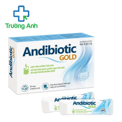 Andibiotic Gold FOXS USA - Bổ sung lợi khuẩn, acid amin cho đường ruột