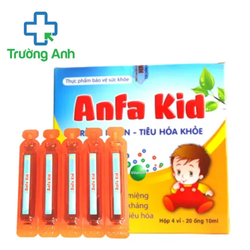 Anfa Kid - Hỗ trợ tăng cường hệ tiêu hóa khỏe mạnh