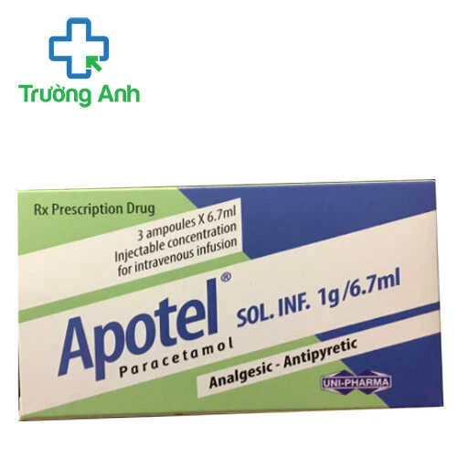Apotel 1g/6,7ml - Thuốc giảm đau, hạ sốt hiệu quả của Hy lạp