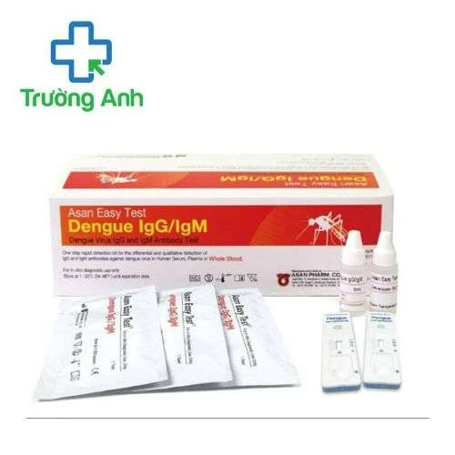 Asan Easy Test Dengue IgG/IgM (25 test) - Bộ test chẩn đoán 4 loại bệnh sốt xuất huyết