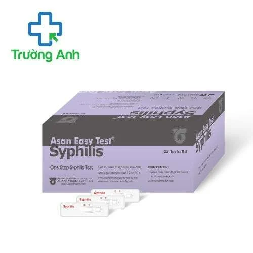 Asan Easy Test Syphilis (25 test) - Xác định nhanh chóng kháng thể kháng giang mai