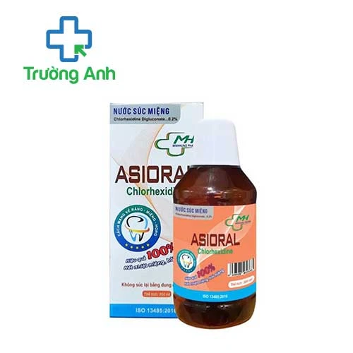 Asioral Chlorhexidine 300ml Minhhungpharma - Giúp làm sạch miệng