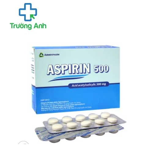 Aspirin 500 Agimexpharm - Thuốc giảm đau, hạ sốt