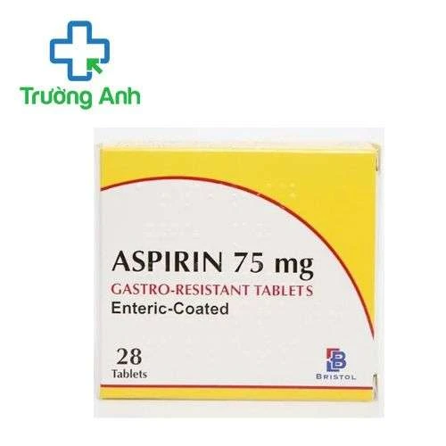 Aspirin Tab DWP 75mg Wealphar - Giảm đau và hạ sốt dạng uống