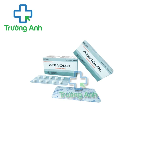 Atenolol 50mg Khapharco - Thuốc điều trị tăng huyết áp hiệu quả