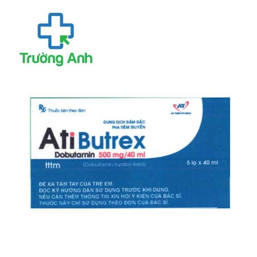 Atibutrex 500mg/40ml An Thiên - Thuốc điều trị nhồi máu cơ tim