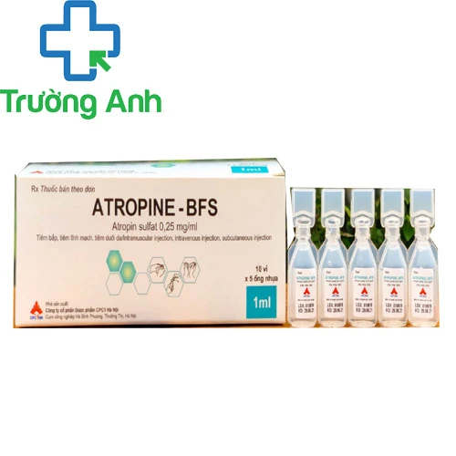 Atropine-BFS - Thuốc ức chế tác dụng của hệ TKTW của CPC1