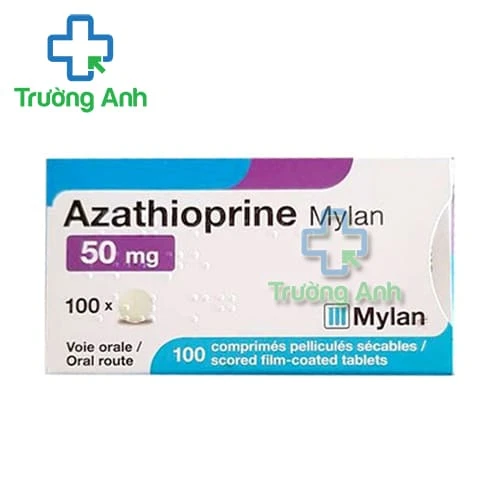 Azathioprine Mylan 50mg - Thuốc ức chế miễn dịch của Ấn Độ
