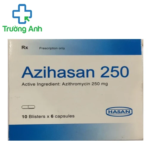 Azihasan 250 - Thuốc chống nhiễm khuẩn hiệu quả của HASAN