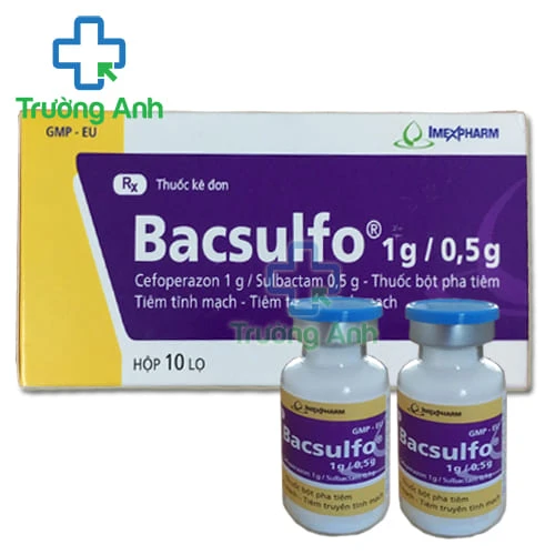 Bacsulfo 1g/0,5g Imexpharm - Thuốc điều trị nhiễm khuẩn hiệu quả
