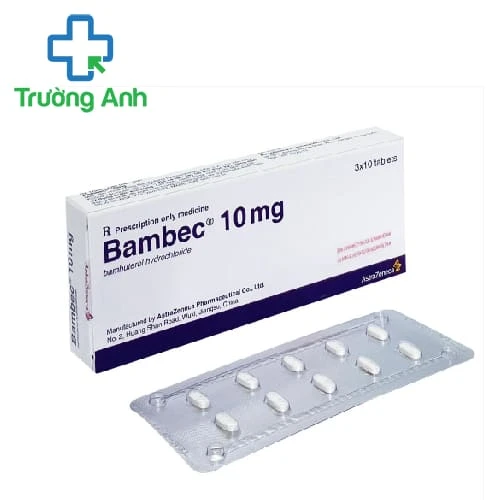 Bambuterol 20 Khapharco - Thuốc trị viêm phế quản, hen phế quản