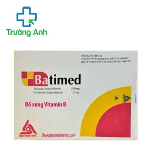 Batimed Mayer -BPC - Dự phòng và điều trị thiếu vitamin nhóm B