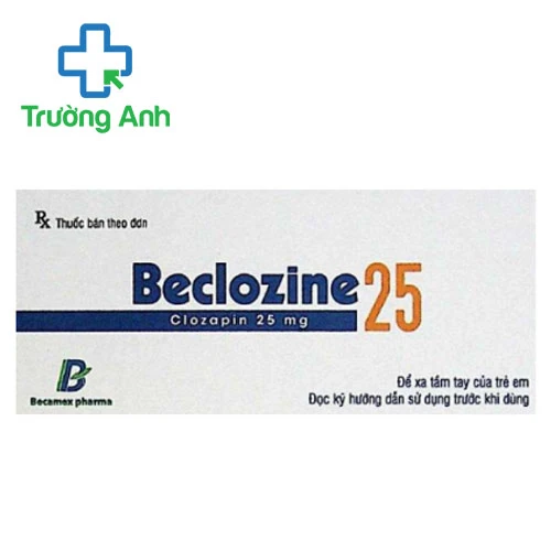 Beclozine 25 - Thuốc điều trị tâm thần phân liệt hiệu quả