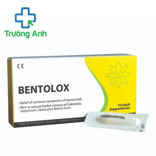 Bentolox - Viên đặt hỗ trợ điều trị bệnh trĩ hiệu quả