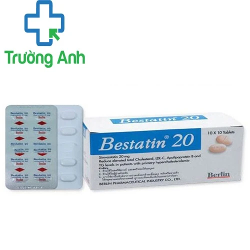Bestatin 20 Berlin Pharma - Thuốc trị tăng cholesterol của Thái