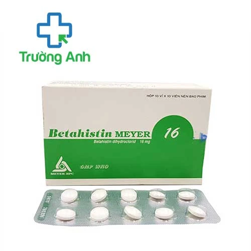Betahistin Meyer 16 - Thuốc điều trị bệnh tiền đình hiệu quả