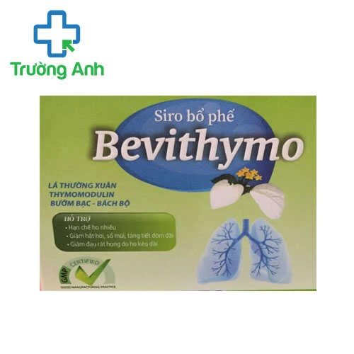 Siro bổ phế Bevithymo Herbitech - Hỗ trợ giảm ho, đau rát họng
