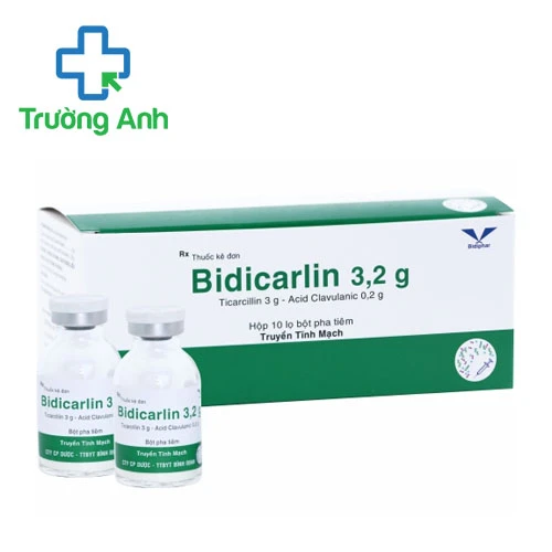 Bidicarlin 3,2g - Thuốc điều trị nhiễm khuẩn của Bidiphar
