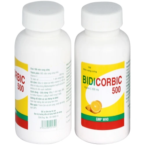 Bidicorbic 500 - Thuốc điều trị thiếu vitamin C của Bidiphar