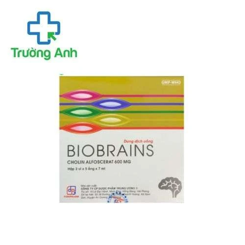 Biobrains 600mg Dược phẩm TW3 - Điều trị các trường hợp tai biến