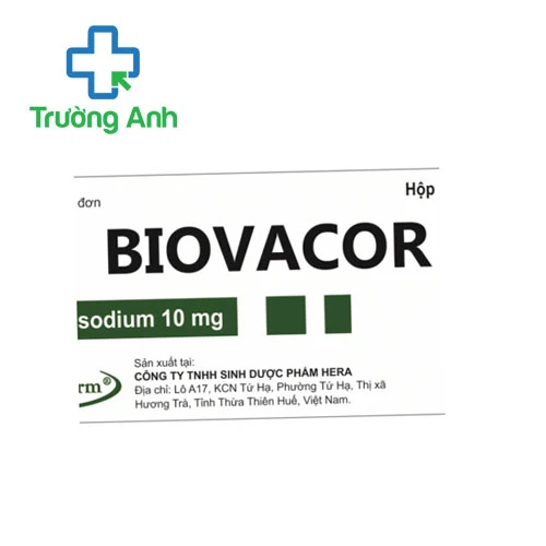 Biovacor 10mg- Thuốc điều trị tăng cholesterol trong máu hiệu quả