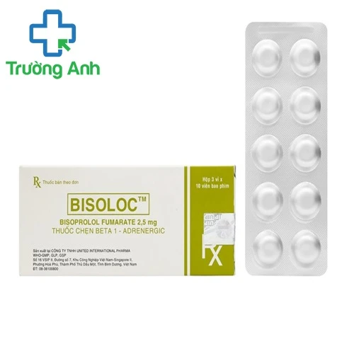 Bisoloc - Thuốc điều trị suy tim mạn ổn định của United Pharma
