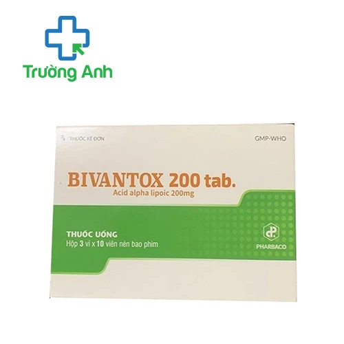 Bivantox 200 Tab Pharbaco - Thuốc trị viêm dây thần kinh hiệu quả