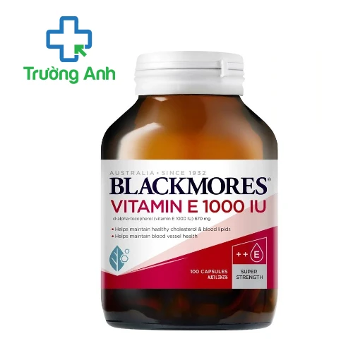 BlackMores Vitamin E 1000 IU (100 viên) - Giúp bổ sung Vitamin E 