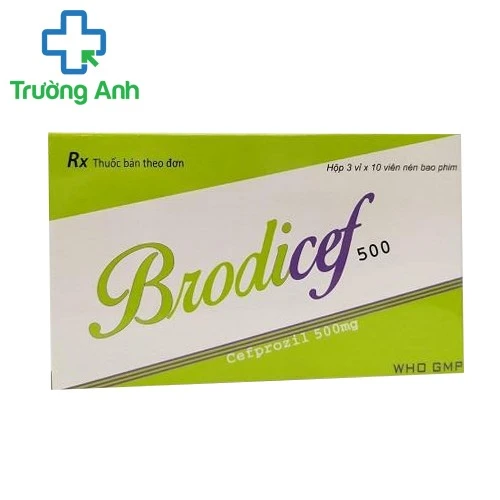 Brodicef 500 - Thuốc điều trị nhiễm khuẩn đường hô hấp hiệu quả